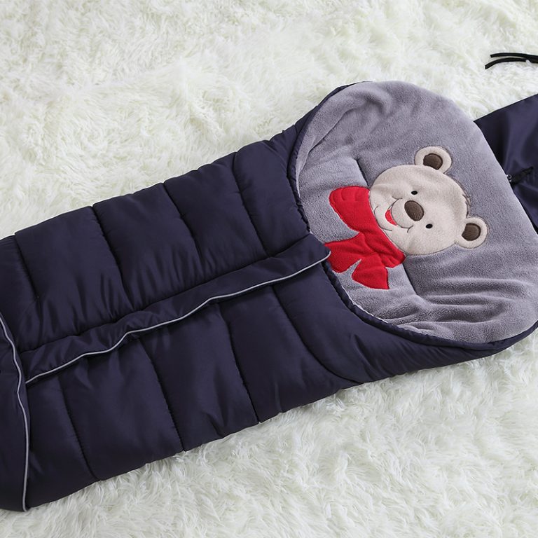 Plush sleeping bag for children